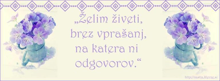 So vprašanja na katera ni odgovorov