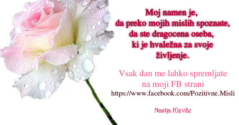 Pridružite se mi vsak dan na FB
