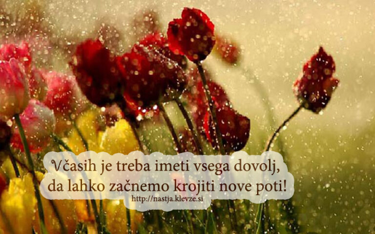 Ko imate dovolj