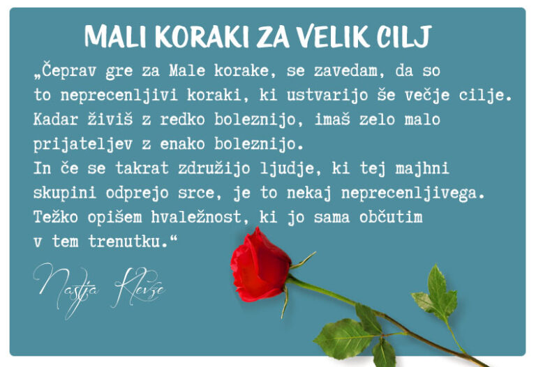 Hvaležna za Male korake