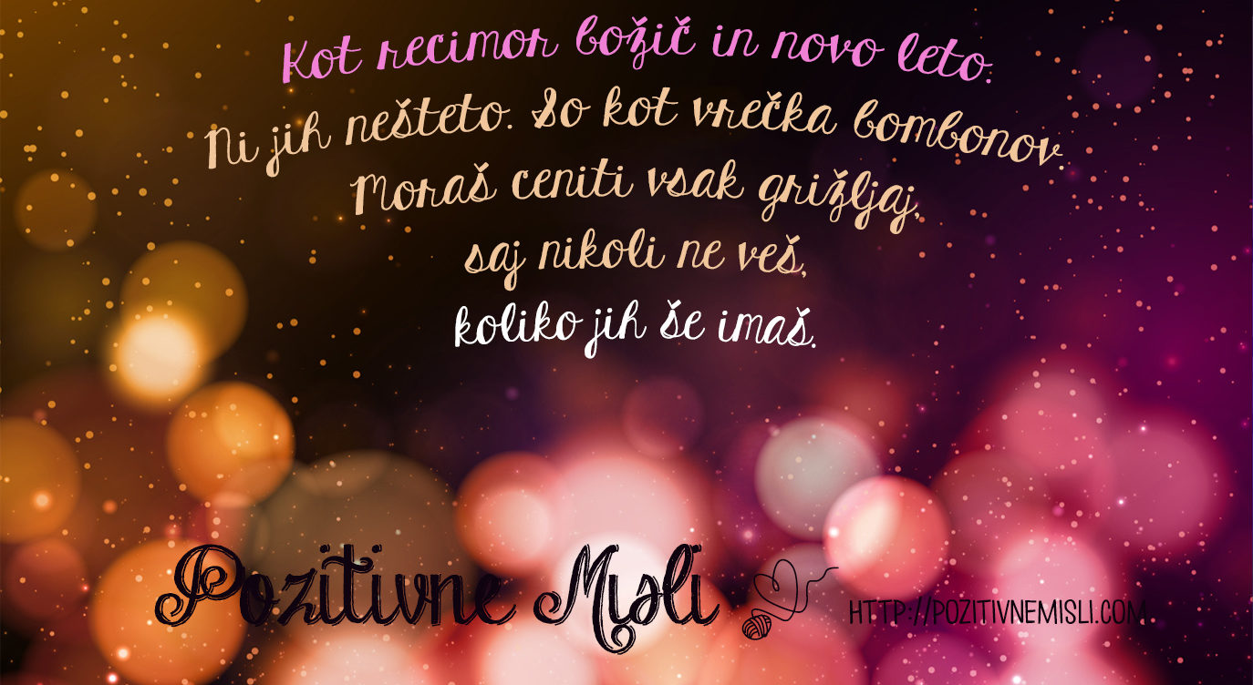 Nikoli ne veš, koliko jih še imaš