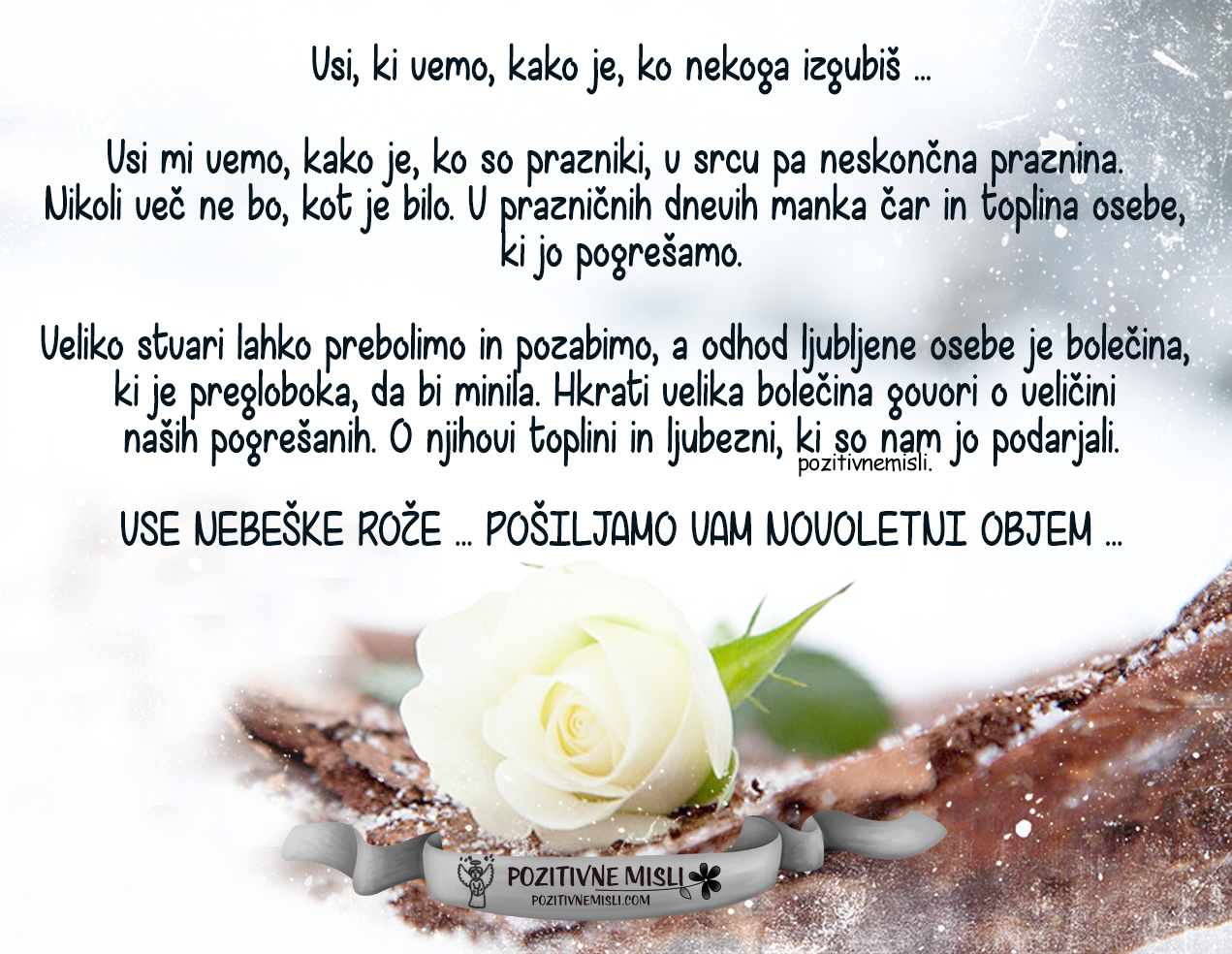 Vsi, ki vemo, kako je, ko nekoga izgubiš