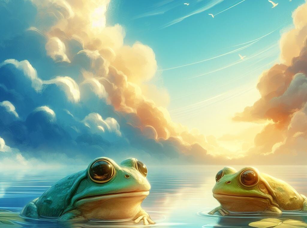 Modrost o dveh žabah