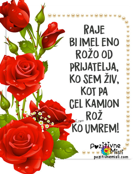 Hvala, ker si - misli o prijateljstvu