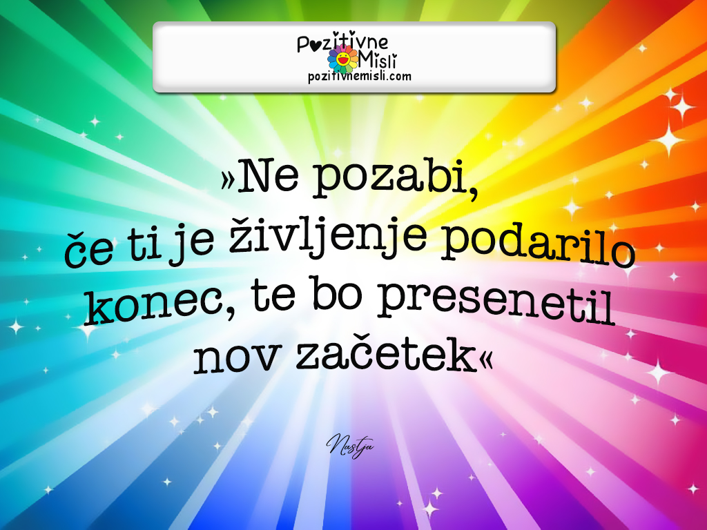 Pozitivne Misli o življenju - Nastja Klevže -3