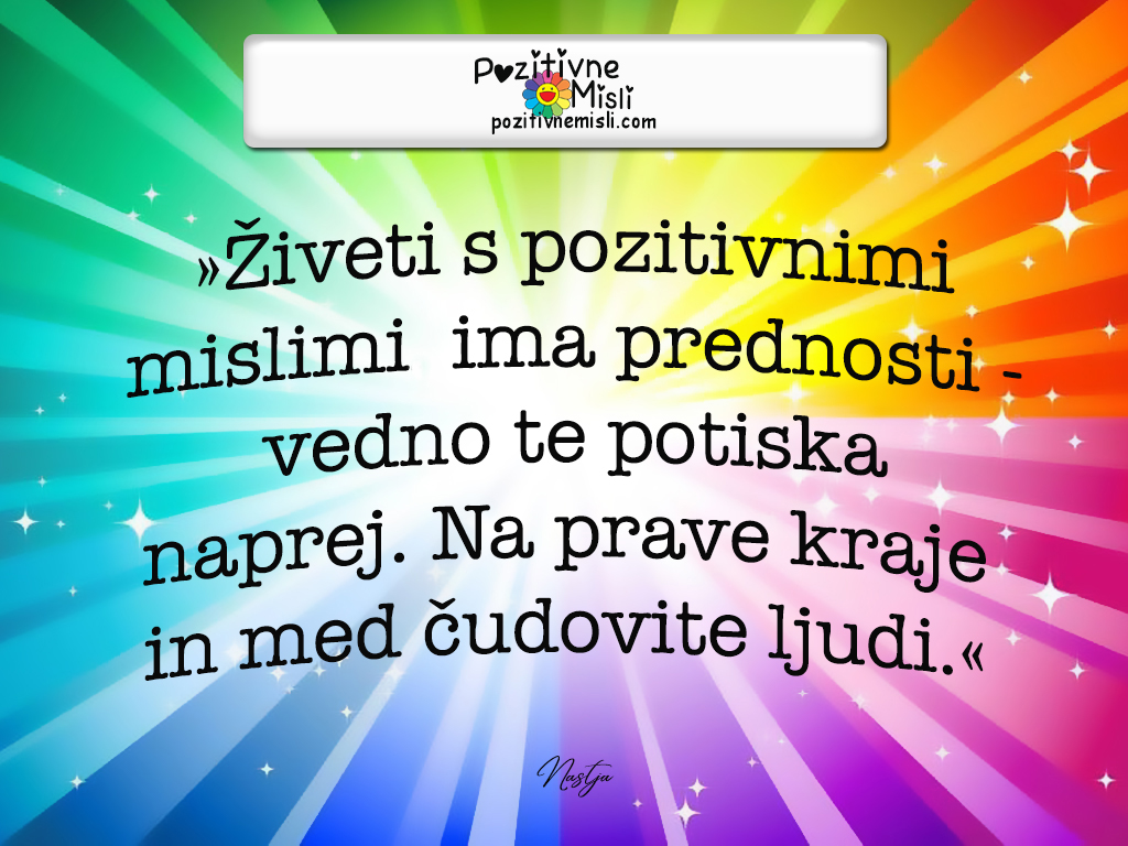 Pozitivne misli o življenju