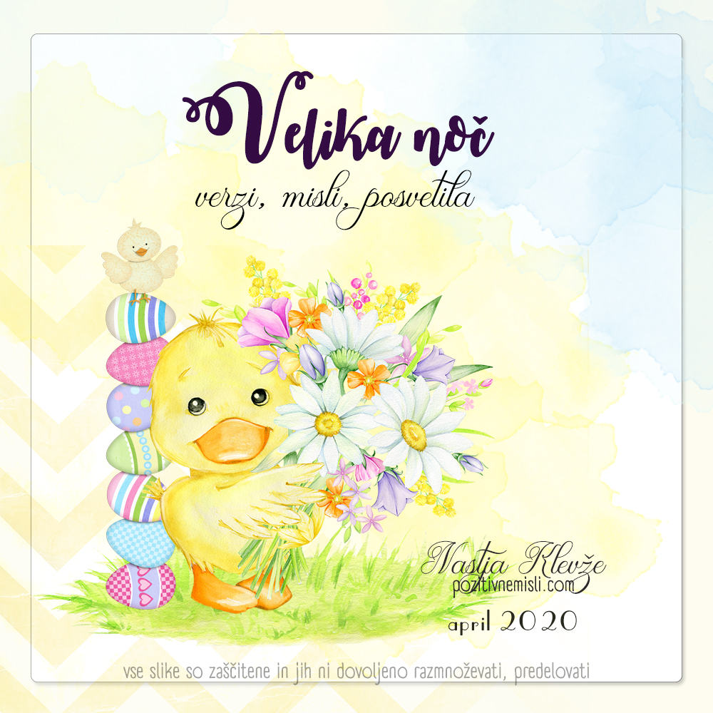 Velikonočna voščila - Natja Klevže