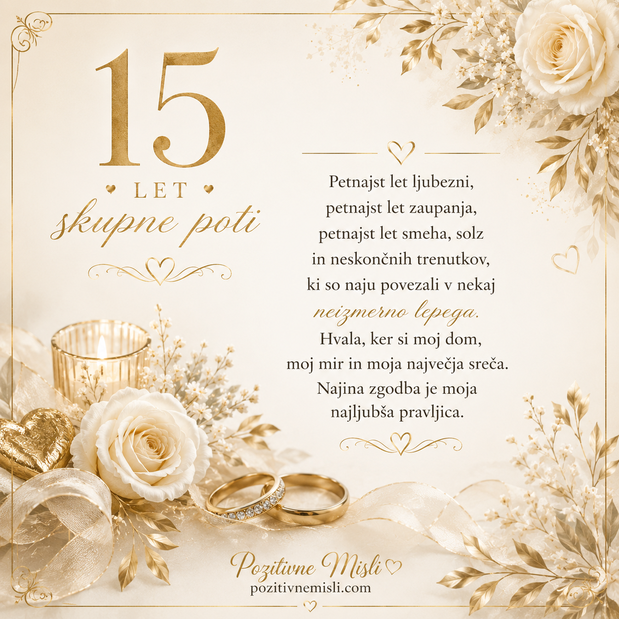 Obletnica poroke - imena za vsako obletnico