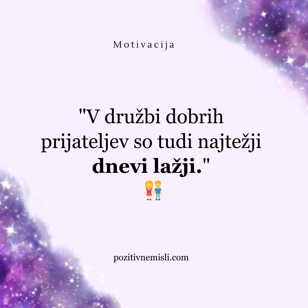 Ponedeljek: današnja motivacija