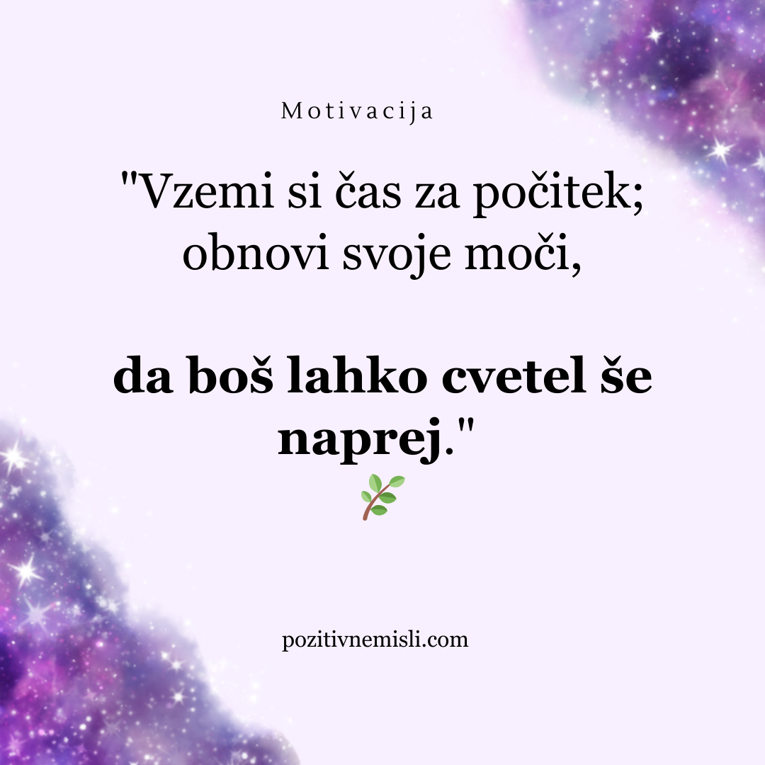 Motivacijska misel za današnji dan