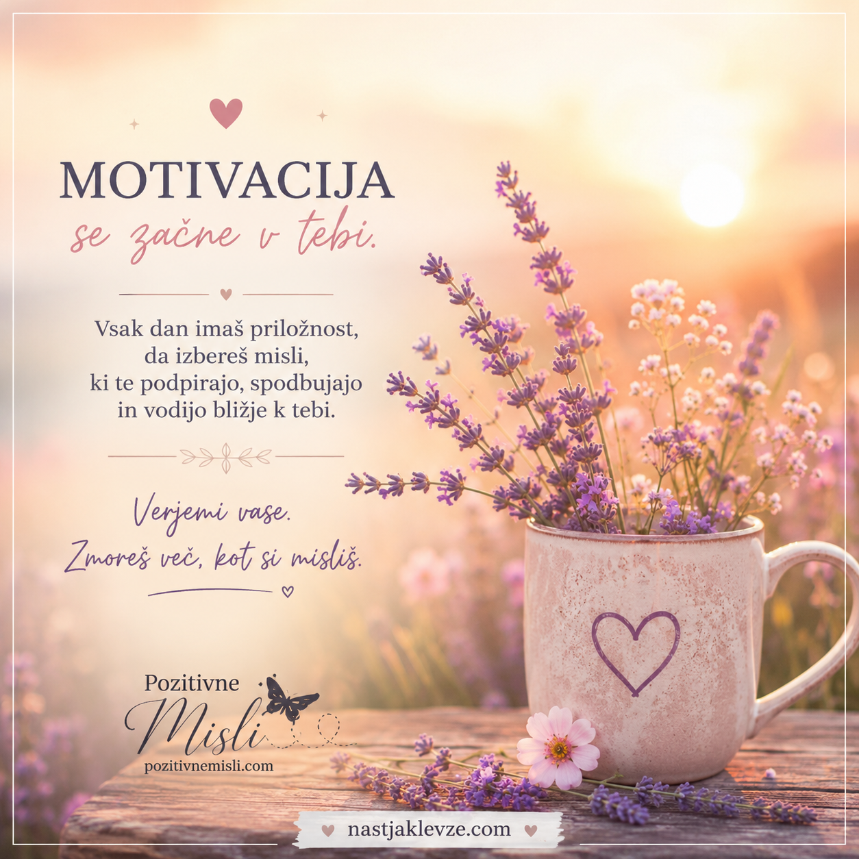 Motivacija in moč pozitivnih misli