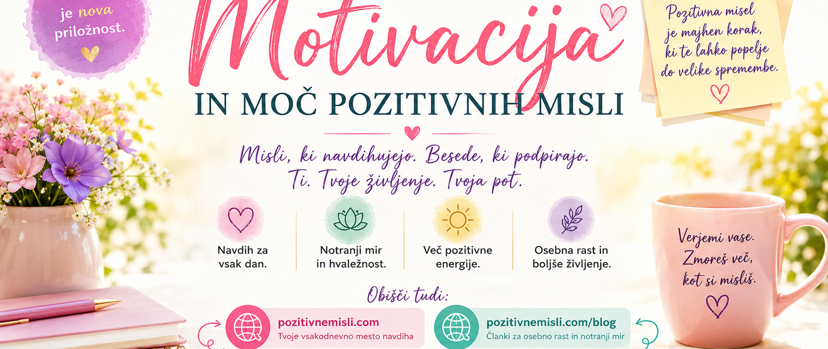Motivacija in Moč pozitivnih misli